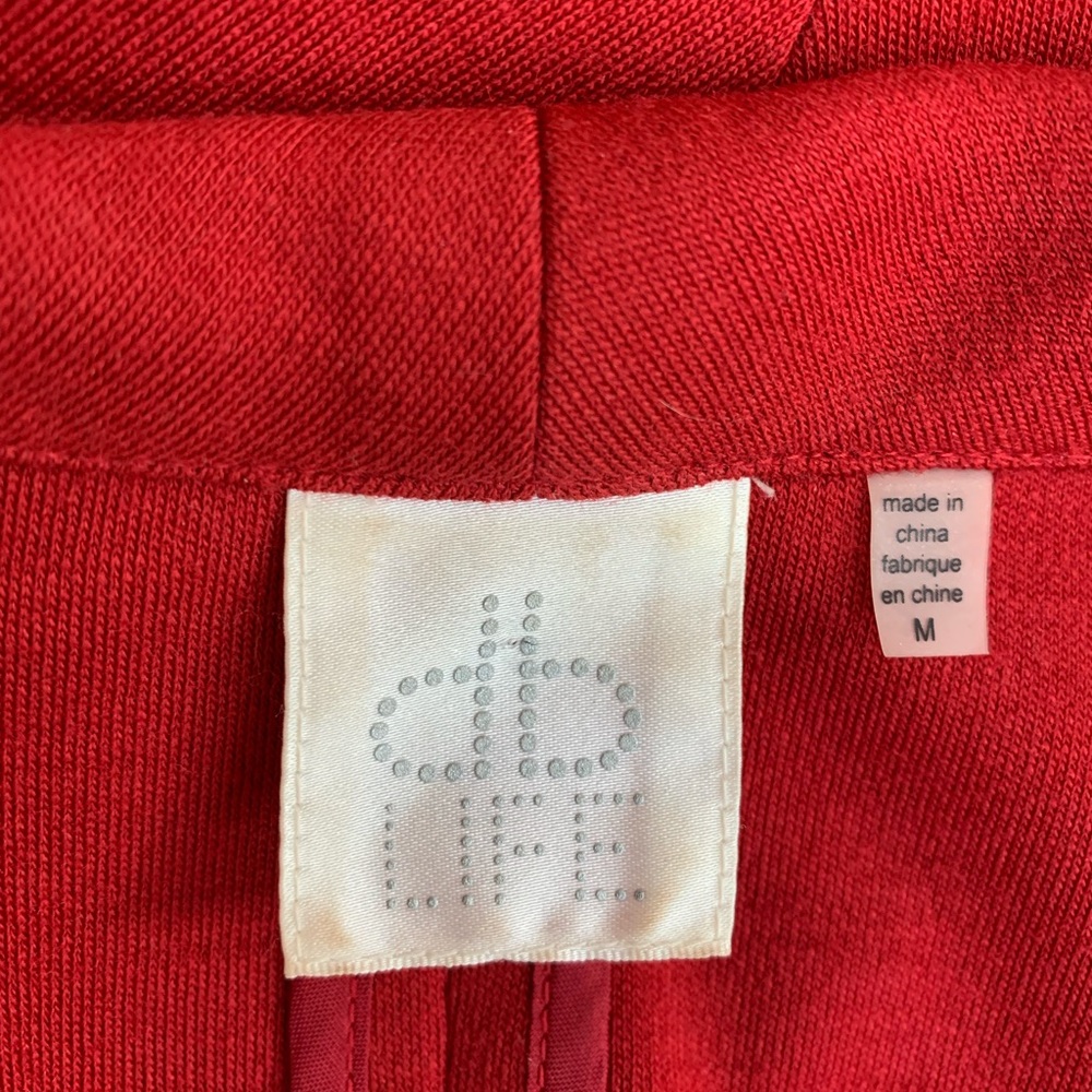 Red wool coat - Picture 3 of 4